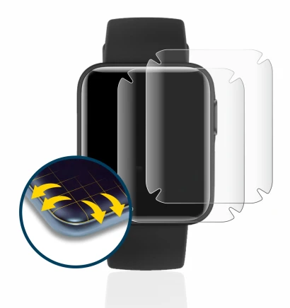 Image of the device Xiaomi Mi Watch Lite with a wide variety of screen protectors.