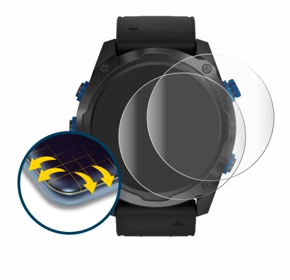 Image of the device Garmin Descent Mk2i with a wide variety of screen protectors.