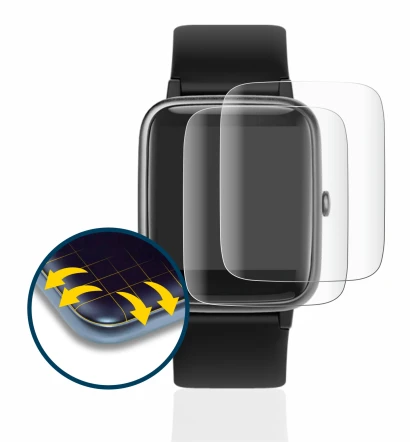 Image of the device Yamay SW021 with a wide variety of screen protectors.