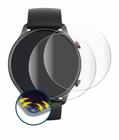 Image of the device Huami Amazfit GTR 2e with a wide variety of screen protectors.