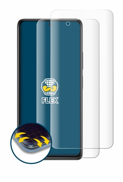 Image of the device Xiaomi Redmi Note 10 Pro with a wide variety of screen protectors.