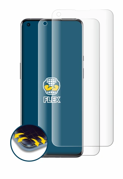 Image of the device OnePlus 9 Pro with a wide variety of screen protectors.