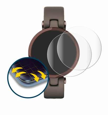 Image of the device Garmin Lily with a wide variety of screen protectors.