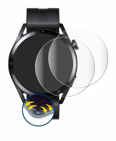 Image of the device Huawei Watch GT 3 (46 mm) with a wide variety of screen protectors.