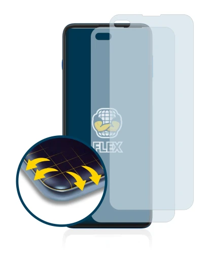Image of the device Motorola G100 with a wide variety of screen protectors.