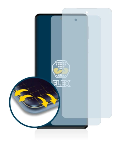 Image of the device Motorola Edge 30 Pro with a wide variety of screen protectors.