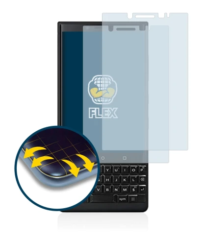 Image of the device BlackBerry Key2 (Dual Sim) with a wide variety of screen protectors.