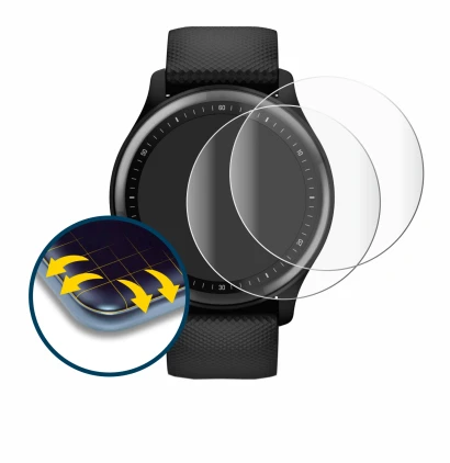Image of the device Garmin Vivomove Sport with a wide variety of screen protectors.