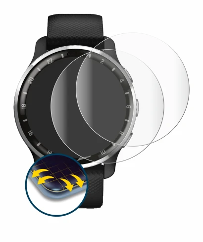 Image of the device Garmin D2 Air X10 with a wide variety of screen protectors.