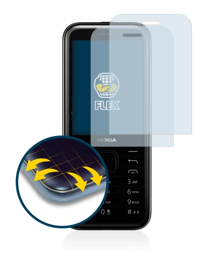 Image of the device Nokia 8000 4G with a wide variety of screen protectors.