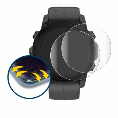 Image of the device Garmin Descent G1 with a wide variety of screen protectors.