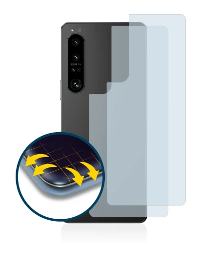 Image of the device Sony Xperia 1 IV (Back) with a wide variety of screen protectors.