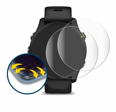 Image of the device Garmin Forerunner 255 Music with a wide variety of screen protectors.