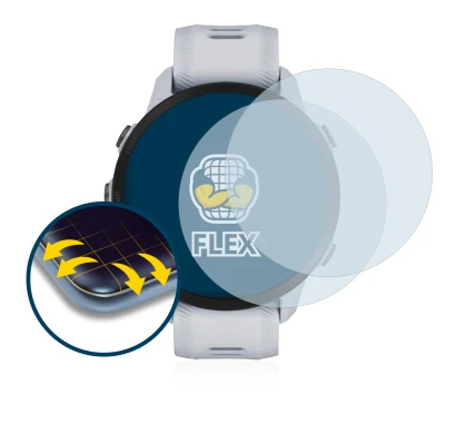 Image of the device Garmin Forerunner 955 with a wide variety of screen protectors.