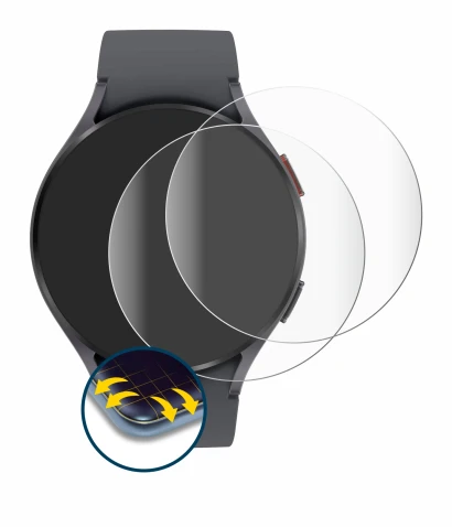 Image of the device Samsung Galaxy Watch 5 (44mm) with a wide variety of screen protectors.