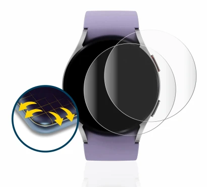 Image of the device Samsung Galaxy Watch 5 (40mm) with a wide variety of screen protectors.