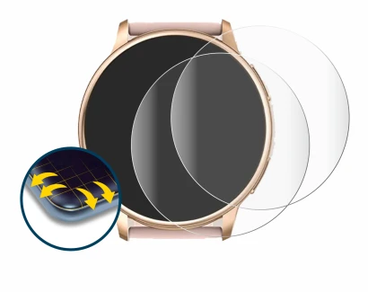 Image of the device Ruxingx G35 1.32" with a wide variety of screen protectors.