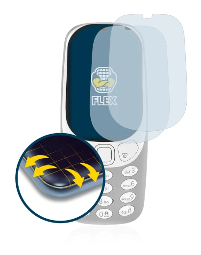Image of the device Nokia 3310 (2017) with a wide variety of screen protectors.