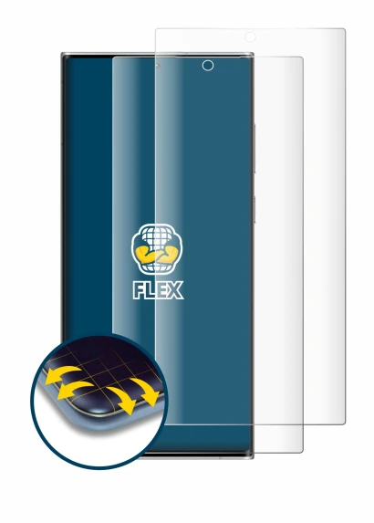 Image of the device Samsung Galaxy S22 Ultra 5G (case-friendly) with a wide variety of screen protectors.