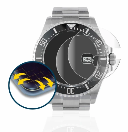Image of the device Rolex Sea-Dweller 43mm (Date) with a wide variety of screen protectors.