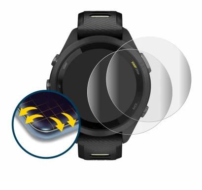 Image of the device Garmin Forerunner 265S (42 mm) with a wide variety of screen protectors.