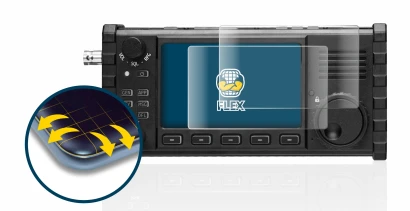 Image of the device Xiegu X6100 HF-Transceiver with a wide variety of screen protectors.