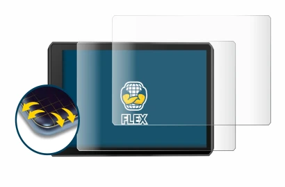 Image of the device Garmin zumo XT2 with a wide variety of screen protectors.