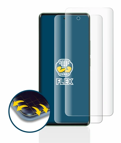 Image of the device realme 11 Pro Plus with a wide variety of screen protectors.