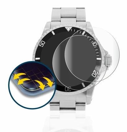 Image of the device Rolex Submariner (no date) with a wide variety of screen protectors.