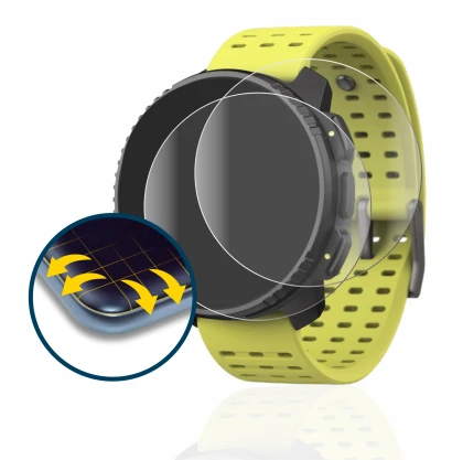 Image of the device Suunto Vertical with a wide variety of screen protectors.