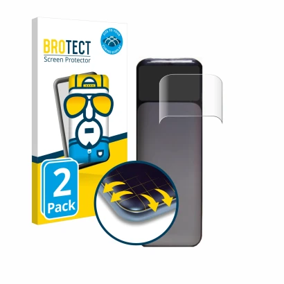 Front side of a product packaging with the brand logo BROTECT. Next to it is the device Anker Powerbank 737 shown with the cor