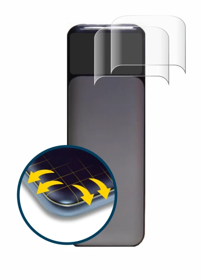 Image of the device Anker Powerbank 737 with a wide variety of screen protectors.