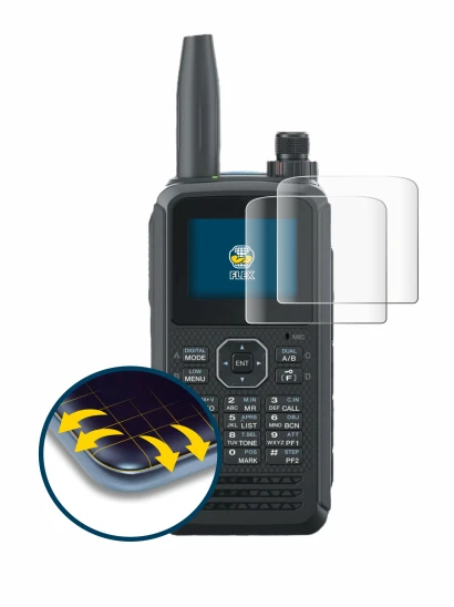Image of the device Kenwood TH-D75E D-Star with a wide variety of screen protectors.