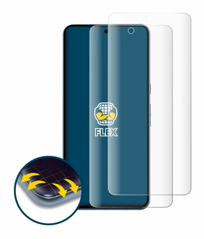 Image of the device Google Pixel 8 Pro with a wide variety of screen protectors.