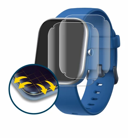 Image of the device Slothcloud H97 with a wide variety of screen protectors.