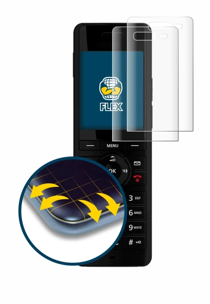 Image of the device AVM Fritz!Fon X6 Black with a wide variety of screen protectors.