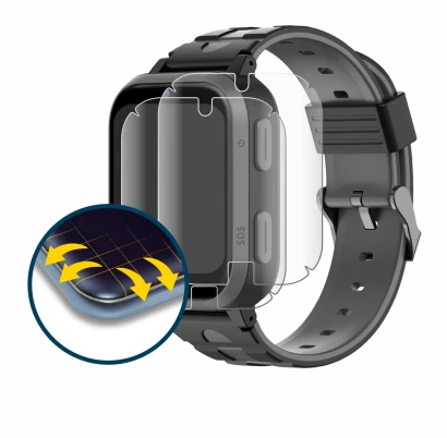 Image of the device Beafon Kids Watch SW2 with a wide variety of screen protectors.