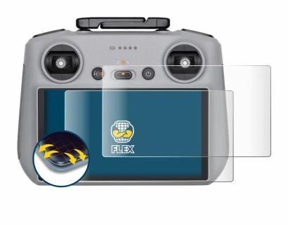 Image of the device DJI RC 2 with a wide variety of screen protectors.