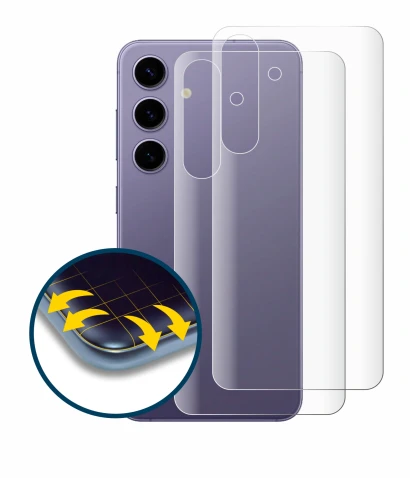 Image of the device Samsung Galaxy S24 (Back) with a wide variety of screen protectors.