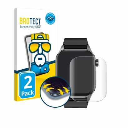 Front side of a product packaging with the brand logo BROTECT. Next to it is the device Knauermann Pro 3 2024 (rectangular) sh
