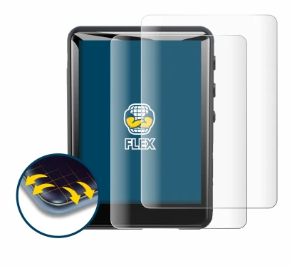 Image of the device Zaqe MP3 Player M4 2.4" with a wide variety of screen protectors.
