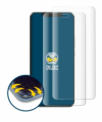 Image of the device Honor Magic 6 Pro with a wide variety of screen protectors.