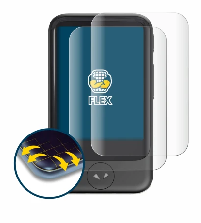 Image of the device Pocketalk S with a wide variety of screen protectors.