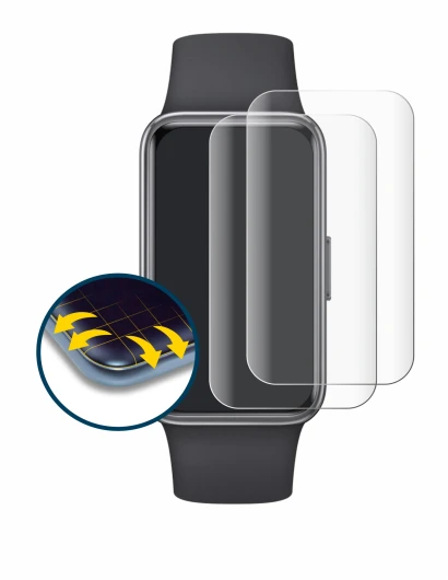 Image of the device Huawei Band 9 with a wide variety of screen protectors.