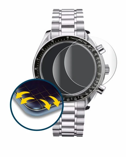 Image of the device Omega Speedmaster Reduced (39 mm) with a wide variety of screen protectors.