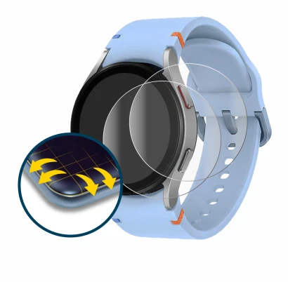 Image of the device Samsung Galaxy Watch FE with a wide variety of screen protectors.