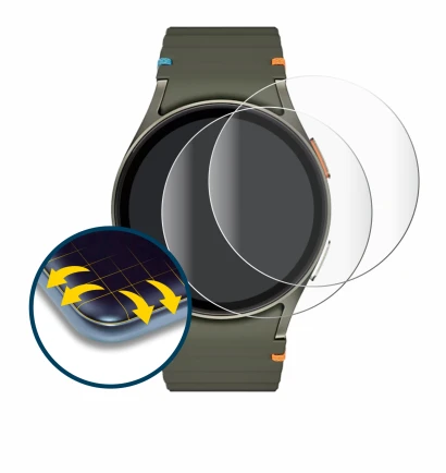 Image of the device Samsung Galaxy Watch 7 (40 mm) with a wide variety of screen protectors.
