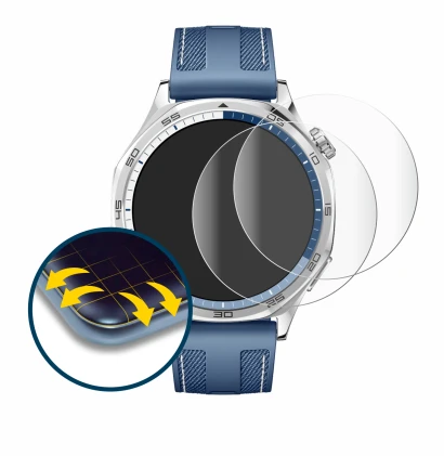 Image of the device Huawei Watch GT 5 (46 mm) with a wide variety of screen protectors.