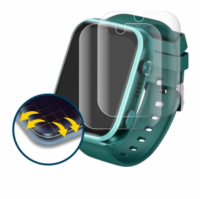 Image of the device Okyuk T45 1.83" with a wide variety of screen protectors.