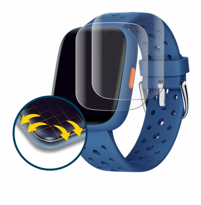 Image of the device Biggerfive BW02 with a wide variety of screen protectors.